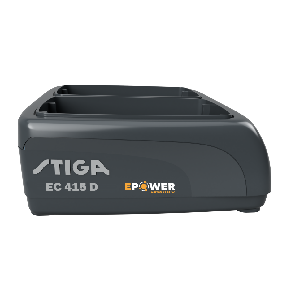 STIGA dupla akkumulátortöltő EC 415D - Image 2