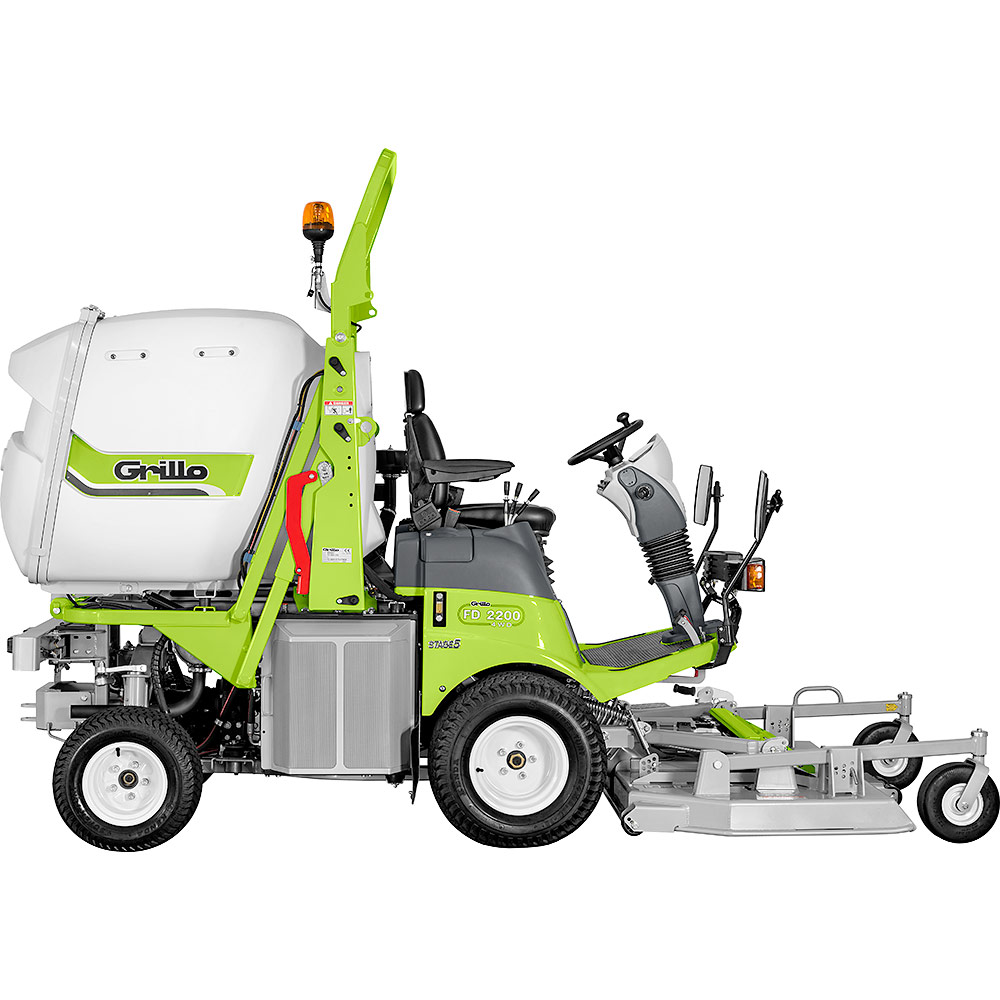 GRILLO magas ürítésű frontkaszás fűnyíró traktor FD 2200 4WD ( Vágóasztallal ) - Image 6