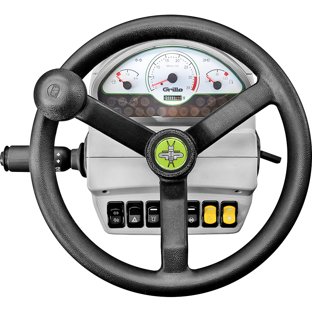GRILLO magas ürítésű frontkaszás fűnyíró traktor FD 2200 4WD ( Vágóasztallal ) - Image 9